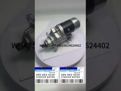 Kbze 600-863-4110 KOMATSU SAA6D102E MOTOR 600-863-4210 motor de arranque ASSY 24V 10T 4.5KW