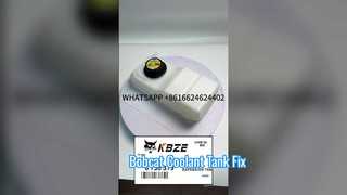 KBZE BOB CAT T140 S130 MINICARGADORA 6736379 REPUESTO DE REEMPLAZO DEL TANQUE DE REFRIGERANTE