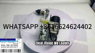 421-56-21520 EL CONJUNTO DEL MOTOR DEL LIMPIAPARABRISAS OEM KOMATSU 159800-4070 SE ADAPTA A WA100 WA200 WA300 WA400 WA500 WA600 W