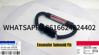 KBZE 6743-82-9120 2868039 SOBRECARGA DE TIEMPO DE SOLENOIDE DE FLAMEOUT 3972266 37B0099 PARA SY215 XE215 LG922E JS