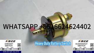 INTERRUPTOR PRINCIPAL DE BATERÍA KBZE LIUGONG 34B0087 SDLG 4130000427 XCMG 803694579 PARA EXCAVADORA CLG922 XE215