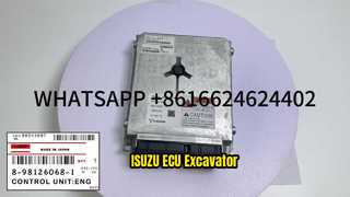 8-98126068-1 LA UNIDAD DEL CONTROLADOR DEL ECU DE ISUZU 6HK1 8-98126068-2 SE ADAPTA AL EXCAVADOR DEL CASO SUMITOMO SK350-5