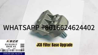 KBZE OEM 02/910917 BASE DE FILTRO COMO SE ADAPTA A LA EXCAVADORA JCB JS205 JS215 JS220 NXT215