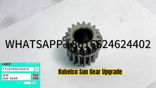 KBZE Reemplazo Kobelco YT15V00012S010 Engranaje solar de transmisión final para excavadora SK70 SK75 SK80 Travel Mo