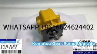 BOMBA DE ENGRANAJES KOMATSU 07432-71200 141-43-00021 16Y-75-24000 PARA D54A D75A D80A D85A D95S SD16 para usted