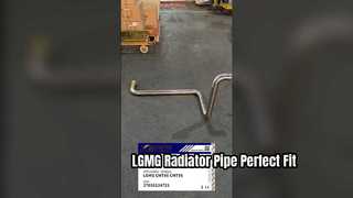 El tubo de radiador KBZE 27030124721 se adapta al camión LGMG CMT86 CMT96 CMT106 para equipos de minería