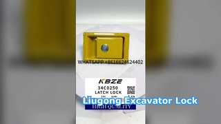 Cerradura de puerta lateral KBZE OEM 34C0250 se adapta al uso de excavadora LIUGONG CLG922E CLG922D CLG922F