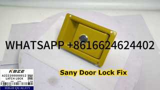 Marca KBZE OEM A222200000012 reemplazo de cerradura de puerta lateral para SANY SY135 SY205 SY215 SY305 SY335