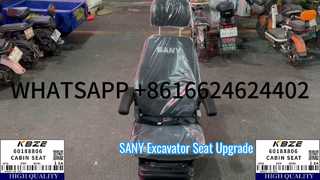 KBZE 60188806 60310290 conjunto de asiento de cabina, repuesto para SANY SY210 SY215 SY220 SY235 SY240
