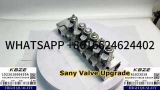 GRUPO DE VÁLVULA SOLENOIDE KBZE 152301000629A SANY 61023519 PARA SY195 S205 S210 SY215 SY245 SY285
