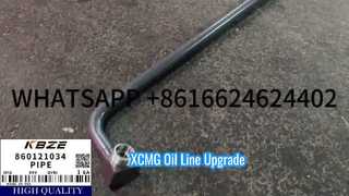 KBZE 860121034 Línea de retorno de aceite del cilindro del cucharón para XCMG XE205/XE215/XE245 - Alta presión