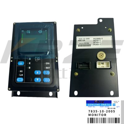 KOMATSU PC200-7 Monitor 7835-10-2005 OEM ABS Black for Excavator