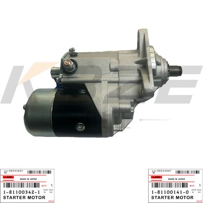 1-81100342-1 ISUZU 6BG1 ENGINE 1-81100141-0 STARTER MOTOR ASSY 24V 11T 4.5KW FITS FOR EX200-5 ZX200-3 ZX240-3