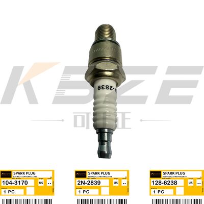KBZE 2N-2839 CAT 104-3170 128-6238 SPARK PLUG REPLACE FOR G3304 G3306 G3406 G3408 G3412 ENGINE