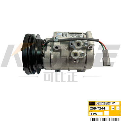 KBZE OEM 259-7244 2597244  AC COMPRESSOR REPLACE E311 E312 E320 E323 EXCAVATOR