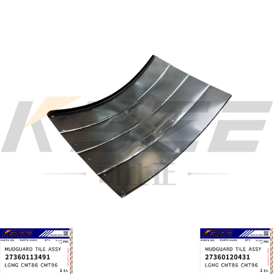 KBZE 27360113491 LGMG TRUCK 27360120431 MUDGUARD TILE ASSY FOR CMT86H CMT88 MINING DUMP TRUCK EQUIPMENT