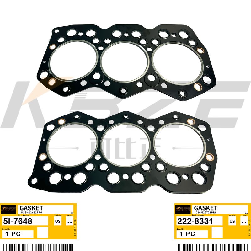 5I-7648 KBZE E320 EXCAVATOR HEAD GASKET CAT S6K 3066 ENGINE 222-8331 FOR E318 E319 E323