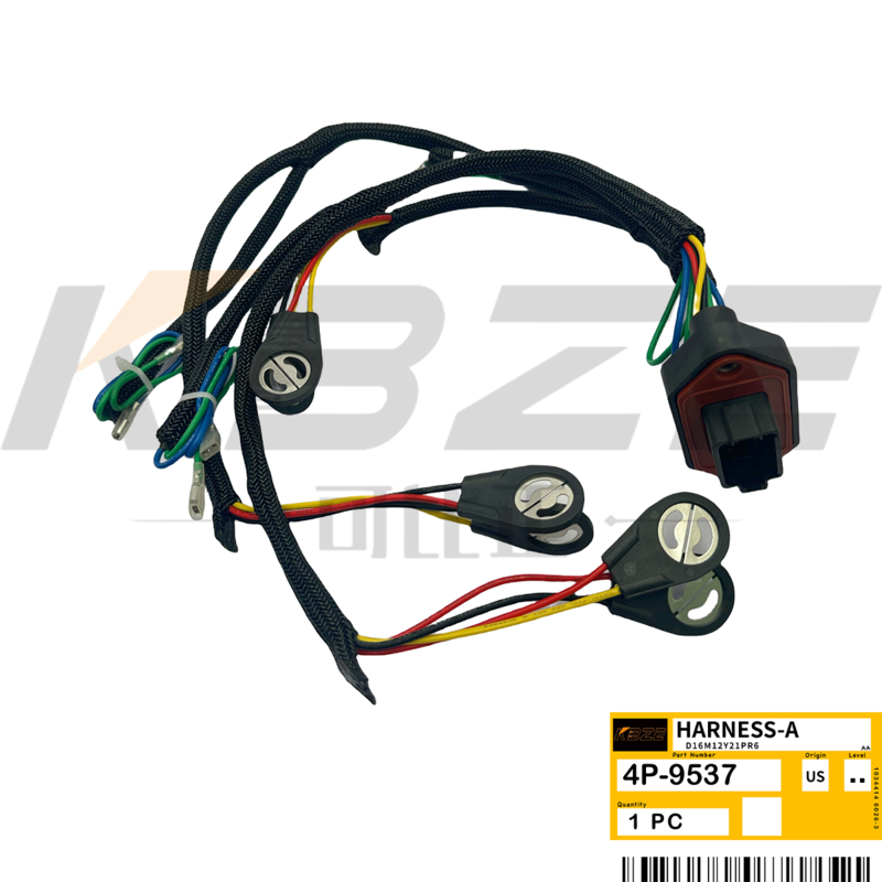 KBZE 4P-9537 4P9537 CAT C-10 C-12 3176 3196 ENGINE INJECTOR WIRING FITS 345B 365B 966G 140H 143H