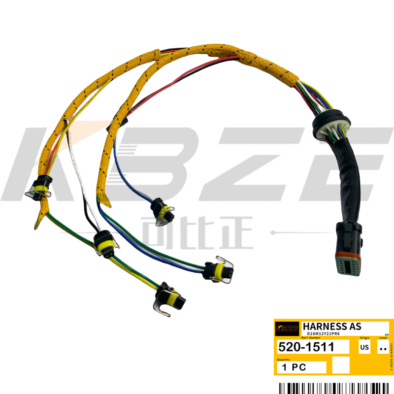 CAT C7 WIRING HARNESS AS-ENGINE 520-1511 5201511 FOR E324D E325D E329D EXCAVATOR