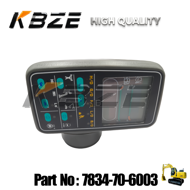 KBZE OEM BEST GAUGE PANEL 7834-70-6003 FOR KOMATSU PC100-6 PC120-6 PC210-6 PC220-6 PC250-6 