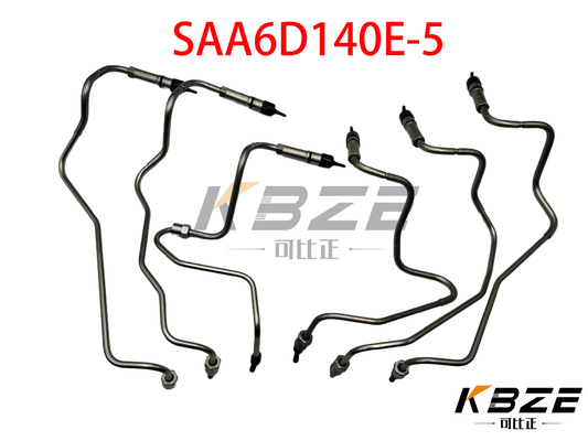 SAA6D140E-5 MOTOR INJETOR de combustible de alta presión conjunto de tuberías para excavadora KOMATSU