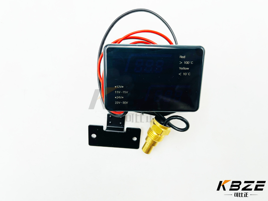16MM DIGITAL VOLTMETRO de temperatura del agua sustitución para excavadora
