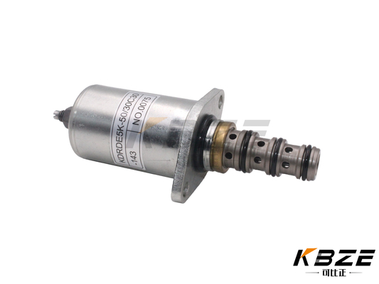 Sustitución de válvula de solenoide para excavadora