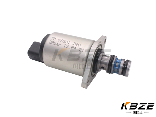 TM66201 de alta calidad 24V 20BAR SOLENOID SUTRAPLACE de válvula para excavadora