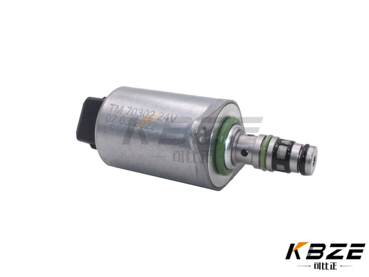 TM70302 de alta calidad 24V 50BAR SOLENOID SUSPENSADO de válvula para excavadora