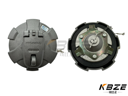 HYUNDAI 32M9-02130 32M902130 tapa del depósito de combustible / tapa del llenador de combustible con 2 llaves reemplazo para la excavadora R140 R145 R160 R180 R210