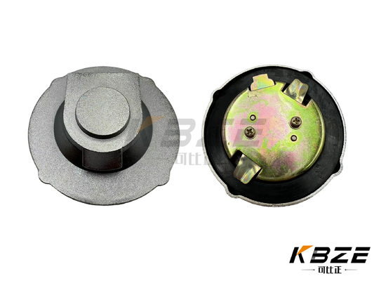 HYUNDAI E131-1038 tapa del depósito de combustible / tapa del llenador de combustible con 2 llaves reemplazo para la excavadora R55-7 R80-7 R110-7 R140LC-7 R160-7