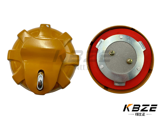 Capa del tanque de combustible de alta calidad C-A-T / tapa del llenador de combustible con 2 llaves de reemplazo para la excavadora E200B E307 E308 E312B