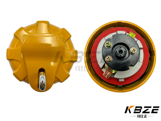 HYUNDAI de alta calidad tapa del tanque de combustible / tapa del llenador de combustible con 2 llaves de reemplazo para la excavadora HYUNDAI