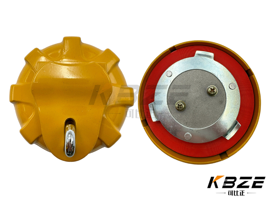 Alta calidad KATO HD tapa del tanque de combustible / tapa del llenador de combustible con 2 llaves de reemplazo para la excavadora KATO