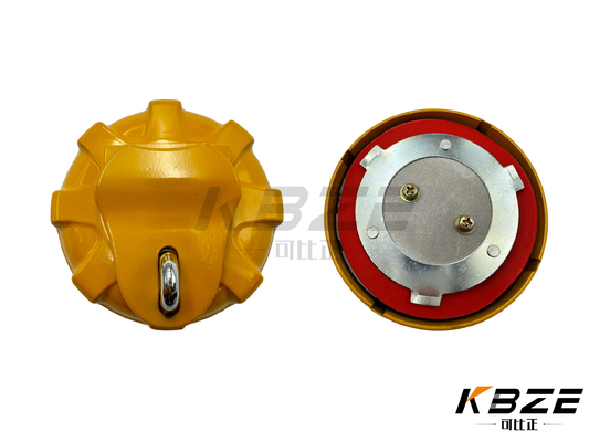 COMATSU PC de alta calidad tapa del tanque de combustible / tapa del llenador de combustible con 2 llaves de reemplazo para la excavadora KOMATSU