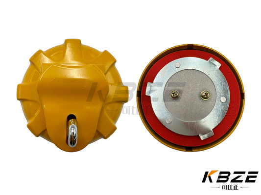 Capa del tanque de combustible SANY de alta calidad / tapa del llenador de combustible con 2 llaves de reemplazo para la excavadora SANY