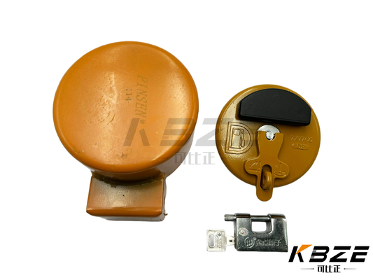 R60 DH60 SUNWARD90 Φ84MM DE ALTA CALIDAD EXTRA ANTI-ROBO tapa del tanque de combustible / tapa del llenador de combustible con 2 llaves para la excavadora R DH