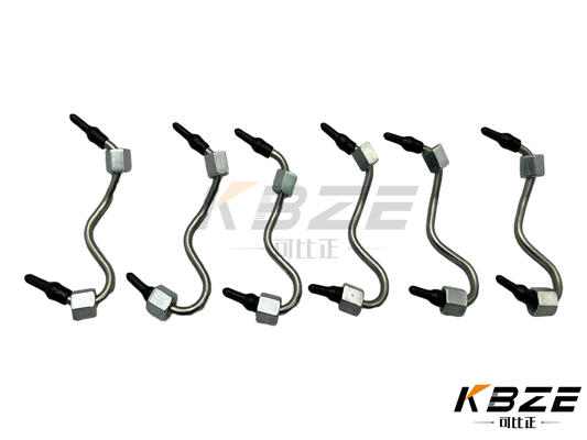 6pcs de alta calidad VOLVO D6D EC210B EC240B EC290B VOE20460100 20460100 tubo de inyección de combustible / ensayo de la línea de combustible de alta presión