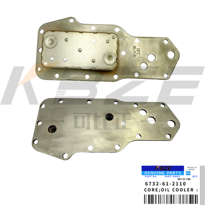 5P MOTOR COOLER CORE de aceite para KOMATSU 4D102 6732-61-2110 CUMMINS 4BT motor de excavadora