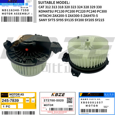 272700-5220 XB00001057 KOMATSU SANY HITACHI EXCAVATOR MOTOR de soplado de aire para E320D PC-8 ZAX200-5G SY75 SY135 SY215C