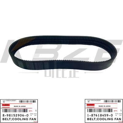 HITACHI ZAX200-5 EXCAVADORA 8-98152906-0 1-87618459-0 CORREA; VENTILADOR DE ENFRIAMIENTO PARA MOTOR ISUZU 6BG1 6HK1