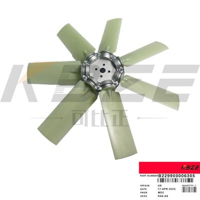 CLG922E SY215 XE215 EXCAVADORA B229900006305 ASPA DE VENTILADOR 4H 7B PARA CUMMINS 6BT5.9 INDIA