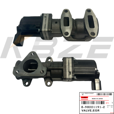 8-98001191-2 ISUZU 4HK1 8-98238247-0 ASSY de válvula EGR para excavadora ZX170 ZX225 ZX270 ZX330 ZX400
