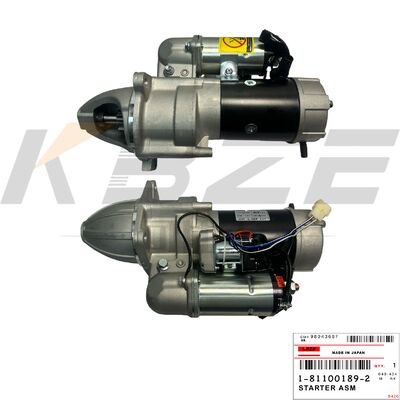 KBZE 1-81100189-2 1-81100189-0 MOTOR DE ARRANQUE HITACHI EX200-1 4.5KW 11T 24V PARA MOTOR ISUZU 6BD1